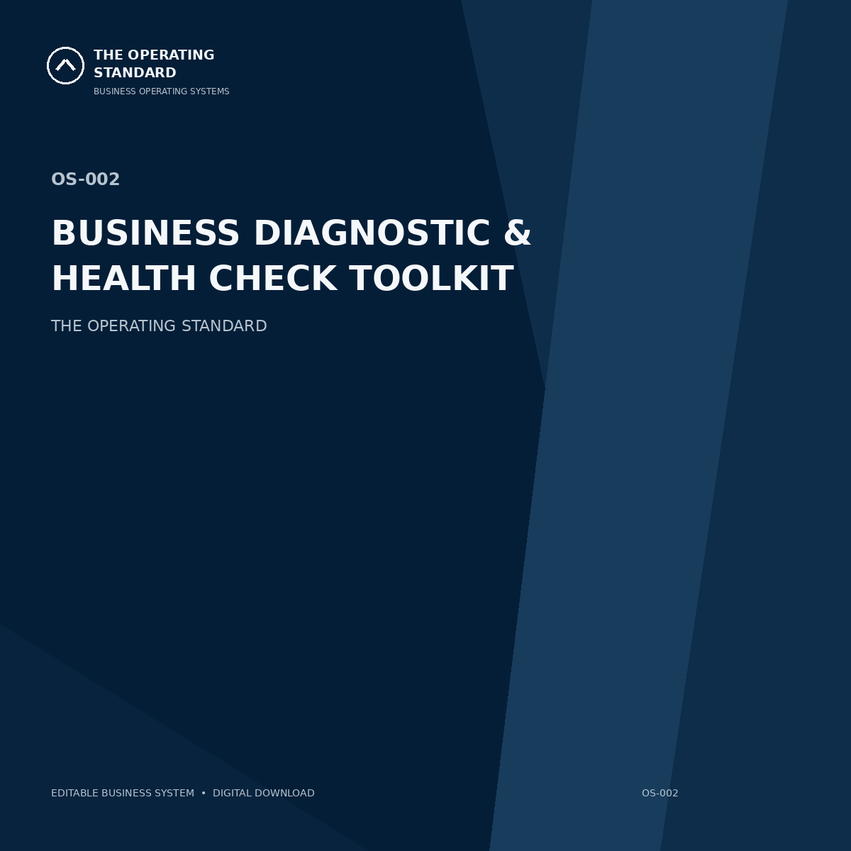 Business Diagnostic & Health Check Toolkit cover