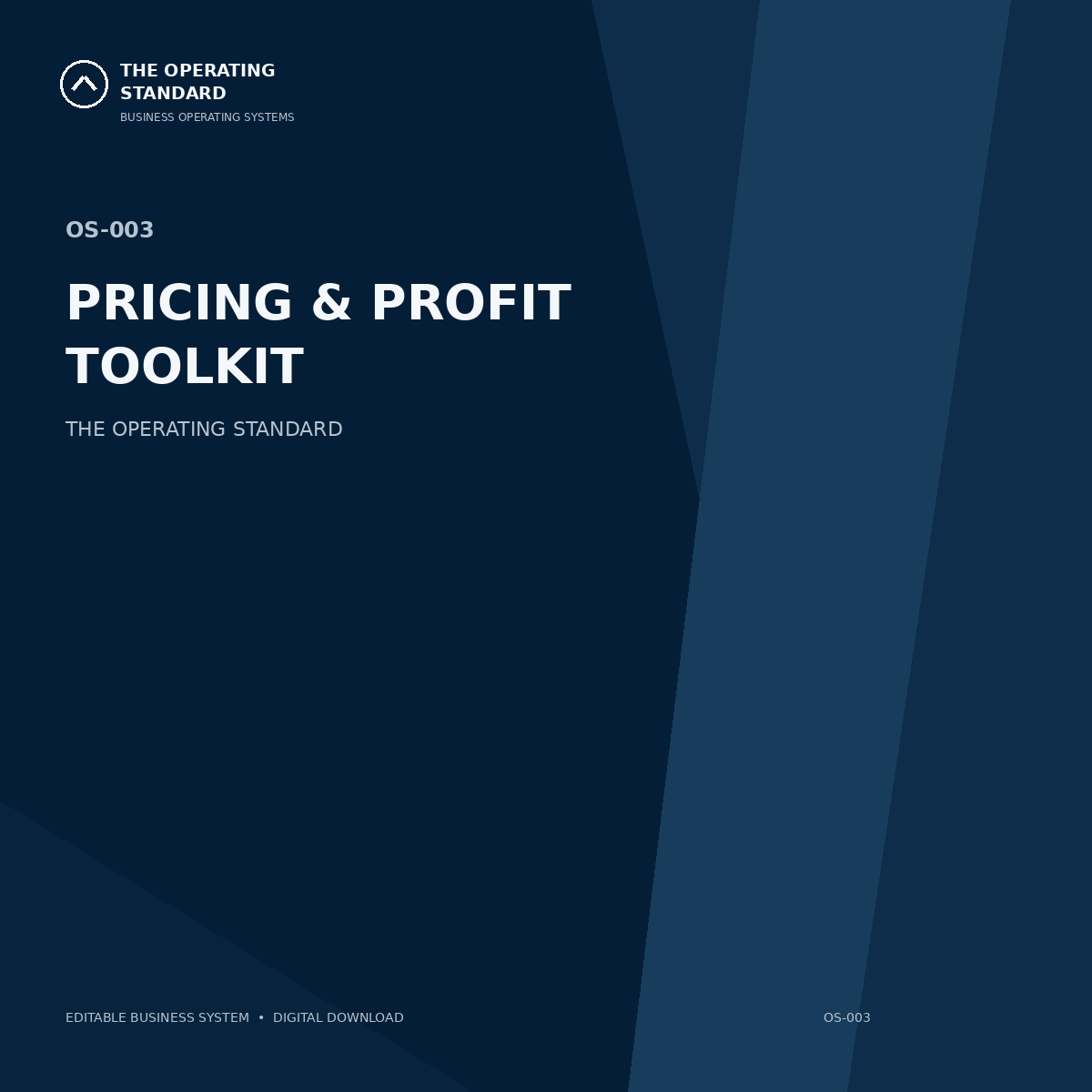 Pricing & Profit Toolkit cover