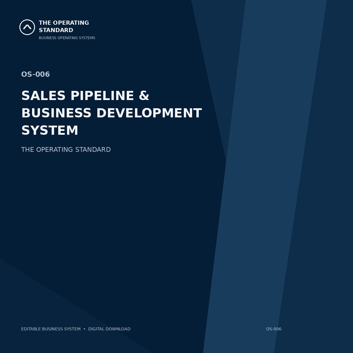 Sales Pipeline & Business Development System cover