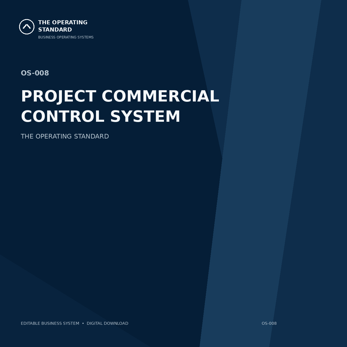Project Commercial Control System cover