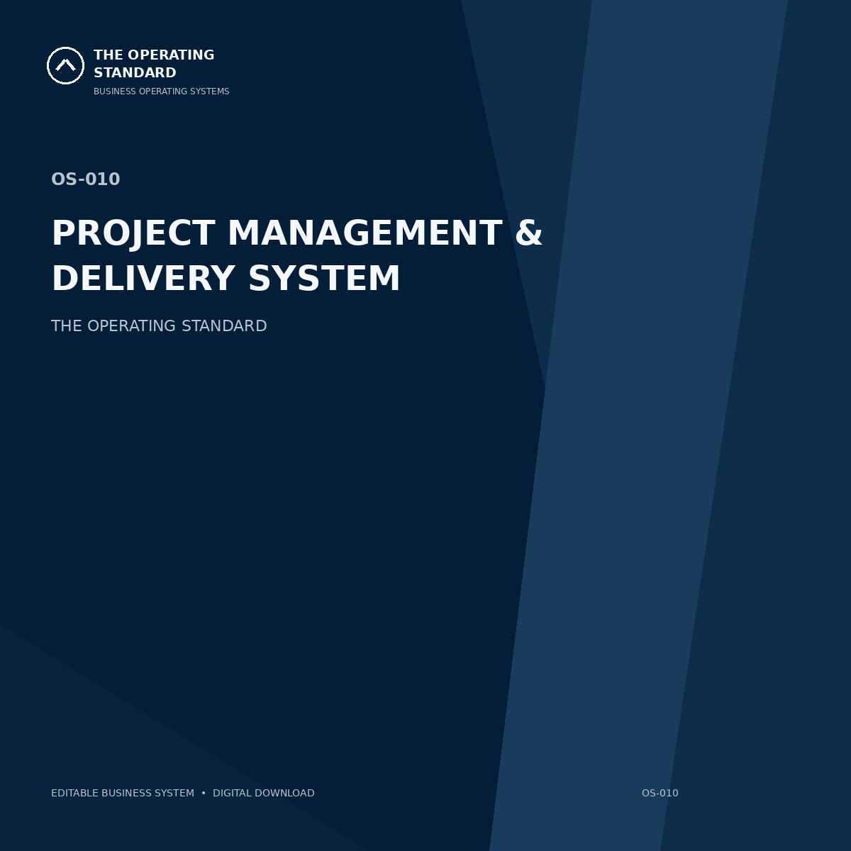 Project Management & Delivery System cover