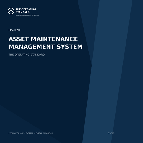 Asset Maintenance Management System cover