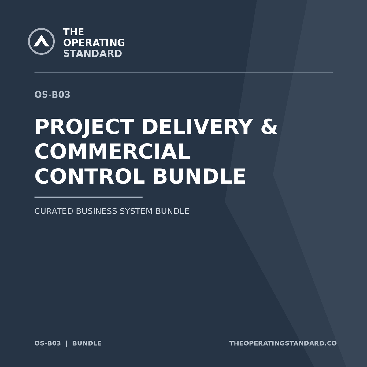 Project Delivery & Commercial Control Bundle cover