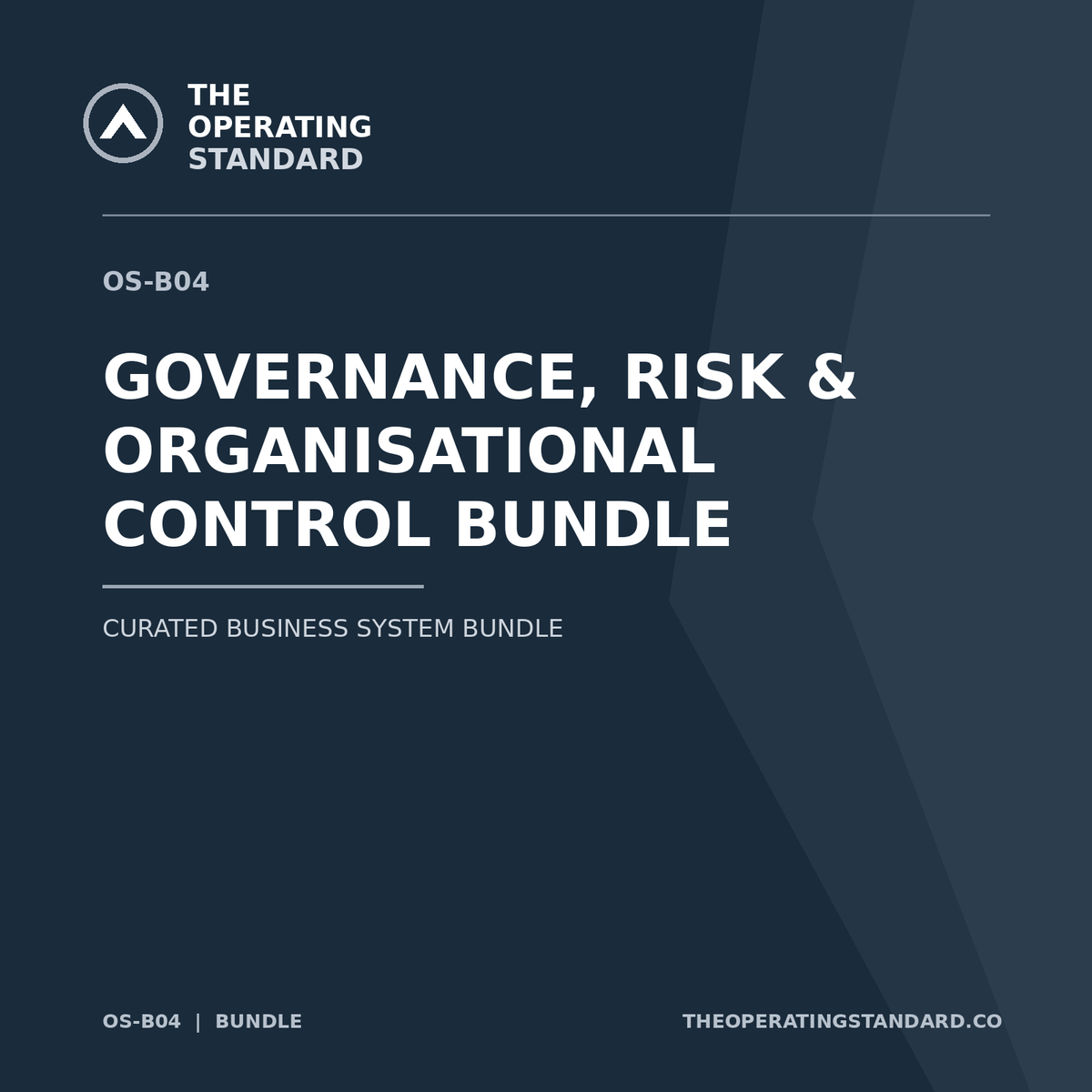 Governance, Risk & Organisational Control Bundle cover