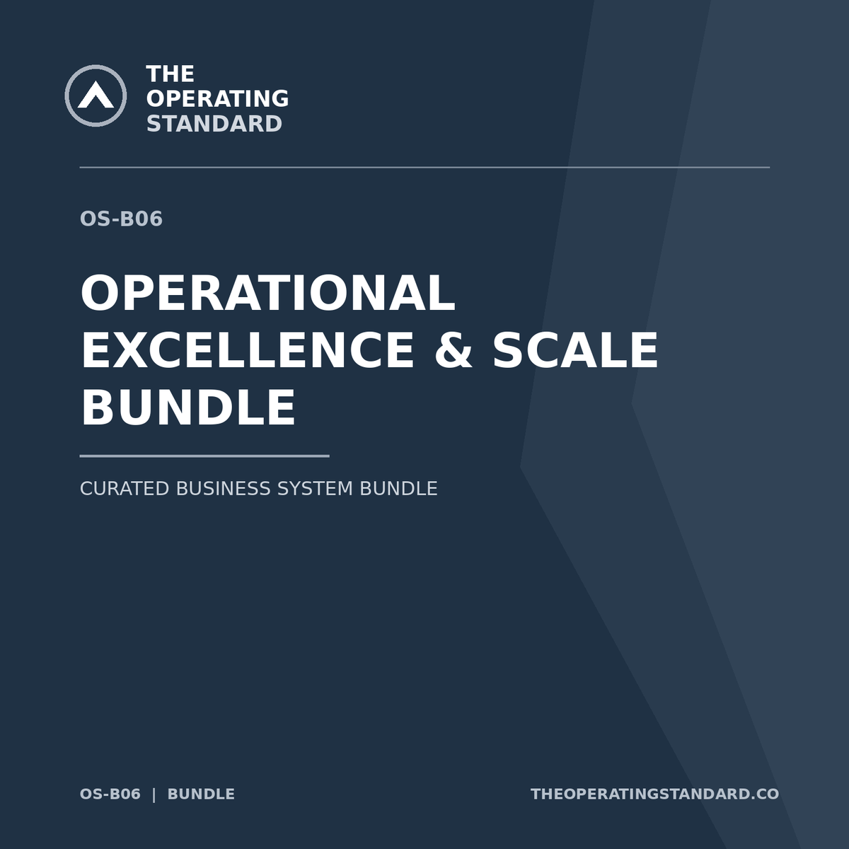 Operational Excellence & Scale Bundle cover